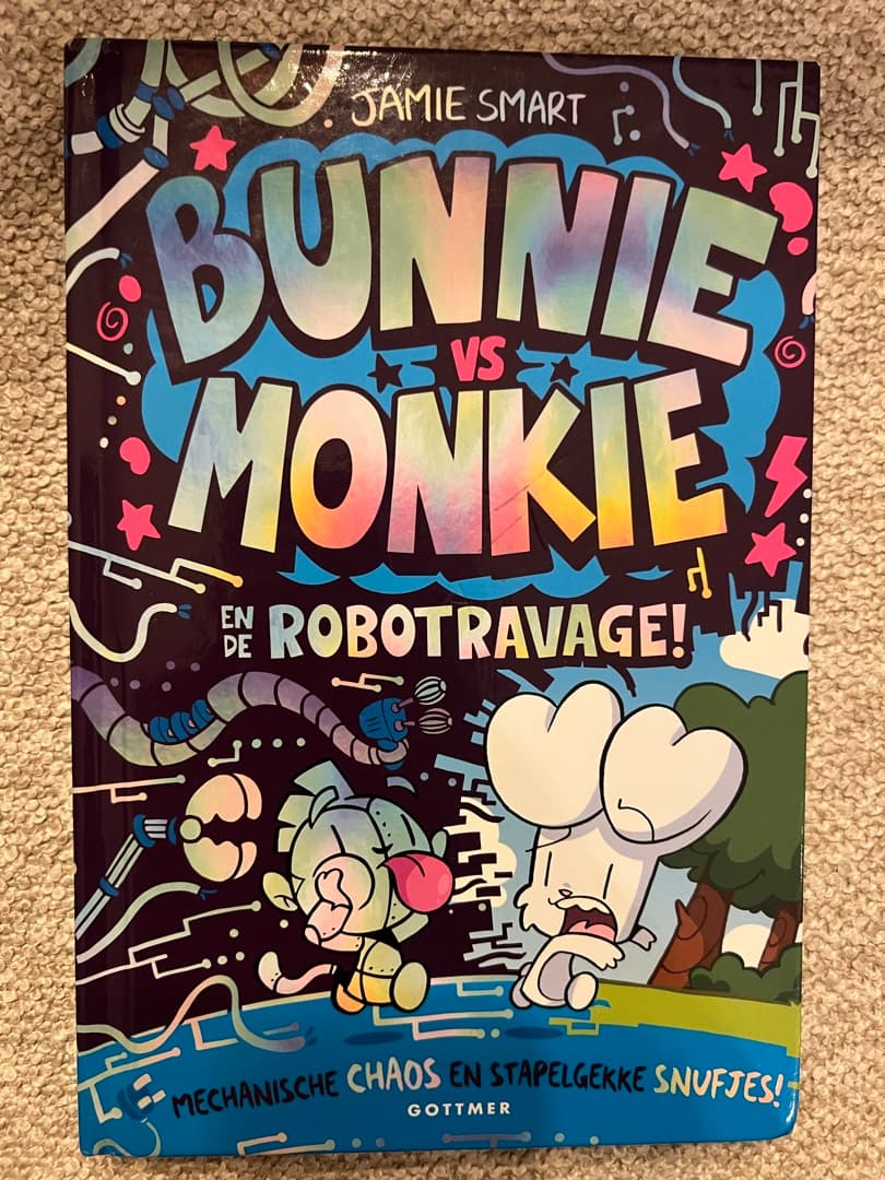 Foto 1 van Bunnie vs Monkie en de Robotravage!